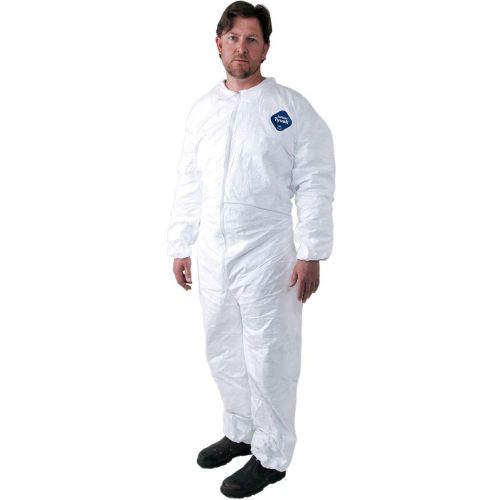 Tyvek Dupont White Coveralls TY125, 3XL , 20 Ct