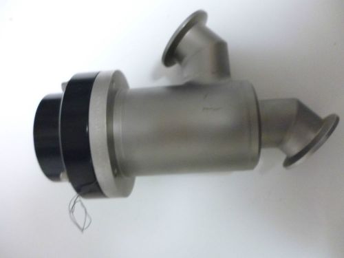 Hps 2” stainless steel pneumatic vacuum valve, model # 26068, right angle, d l39 for sale