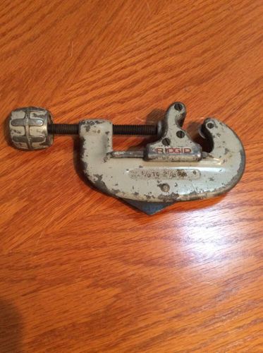 Rigid ~  No. 20,  Pipe Tube Cutter 5/8 to 2 1/8  ~  Made in USA