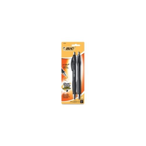Bic Corporation Ball Pen, Retractable/Refillable, Medium Point, 2 per Pack, Blue