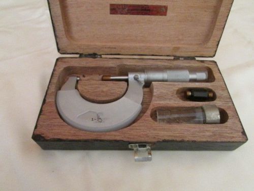 Vintage NSK Japan 1-2&#034;  Micrometer 0.001&#034;