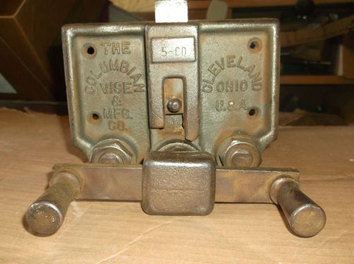 Columbian woodworkers vise 7&#034; x 7&#034; Model 5 CD