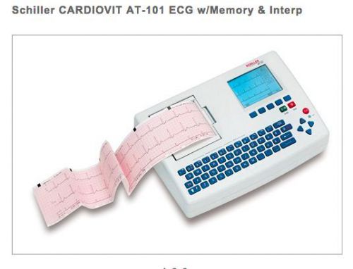Schiller CARDIOVIT AT-101 ECG w/Memory &amp; Interp