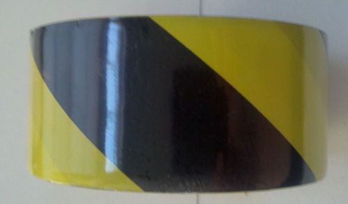 3M 766 Vinyl Tape - 2&#034; x 36 yds SAFETY yellow black stripe