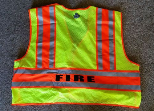 Fire Department reflective safety vest