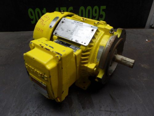 SIEMENS 1HP HIGH EFFIEIENCY MOTOR #1011230 143TCFR 230/460V 3PH 1745:RPM REBUILT