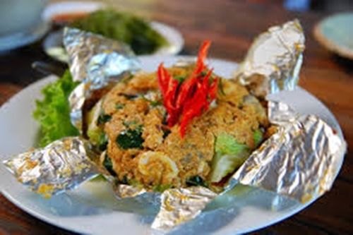 Thai Cooking Food Ho Mhog Tale Or Steamed Seafood Cake Kitchen Recipe Mail Copy