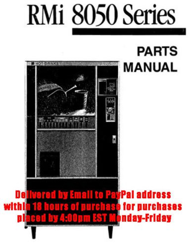 RMI 8050 Parts Manual 75 pages PDF sent by email