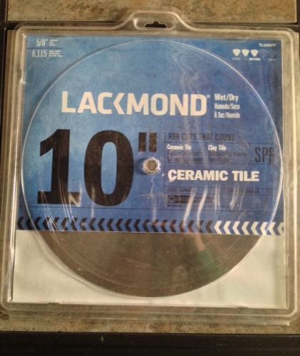 Lackmond 10&#034; Ceramic Tile Saw Blade