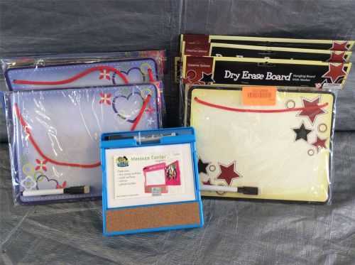 Wholesale Lot of Assorted Mini Dry Erase Boards, Lot of 19