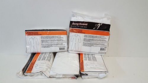 New old stock lot of (5)!  body guard 2xl microporous coveralls 1017216 for sale