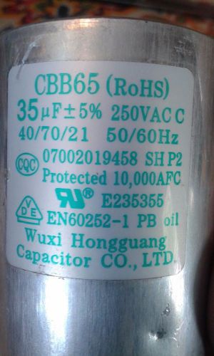 FRIGIDAIRE 70 pint Dehumidifier CAPACITOR 35/6 uF CBB65 250 VAC 50/60HZ