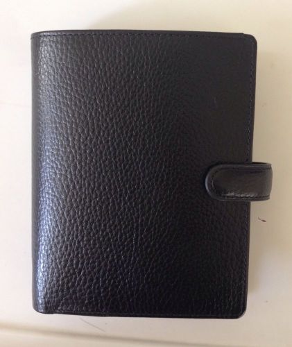 Filofax pocket finsbury black for sale