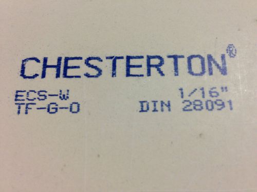 LOT of 10 New Chesterton ECS-W PTFE Sheet Gasket 1/16&#034;x12&#034;x12&#034;FREE PRIORITY SHIP
