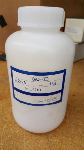 1 Kg Bottle of  99.999%  silicon Dioxide (SiO2) Evaporation Pieces Size 2-3 mm