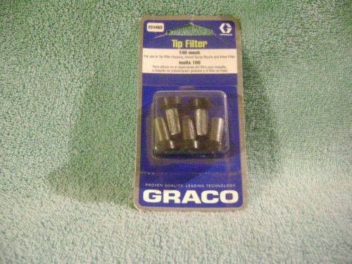 graco 224453 100 mesh tip filter new sealed 5 pack