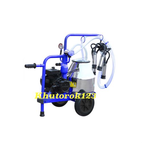 Milking machine for cows 120v  5.3 us gal/20l stainless steel milker free extras for sale