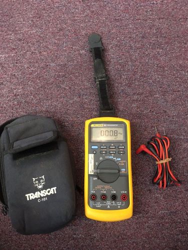 Fluke 787 processmeter w/ leads , protective case, magnetic strap and carry bag! for sale