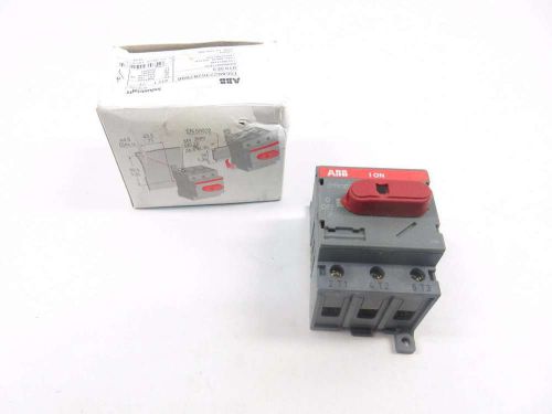 NEW ABB OT63E3 80A AMP 240/480/600V-AC 3P NON-FUSIBLE DISCONNECT SWITCH D527413