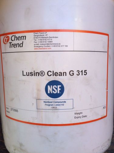 26 Lb gross weight Lusinclean G315 Purging Compound Plastic Pellets Lusin Clean