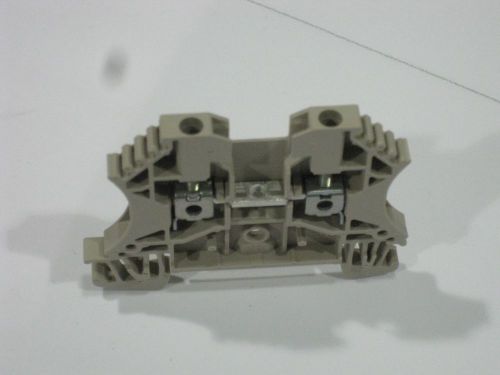 Weidmuller single deck terminal block single piece 1020000000 WDU 2.5