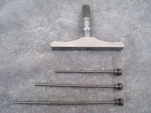 Brown and sharpe depth micrometer set  no 608 for sale