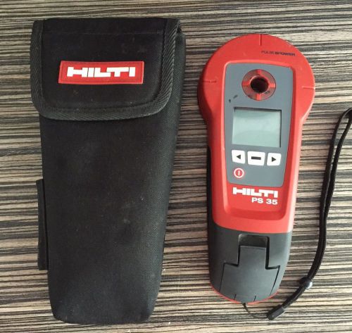 HILTI PS 35 PS35 FERRODETECTOR REBAR FINDER PIPE DETECTOR, w/POUCH,FREE SHIPPING