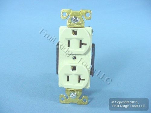 Cooper Ivory Industrial Grade Duplex Receptacle Outlet NEMA 5-20R 20A 5362V