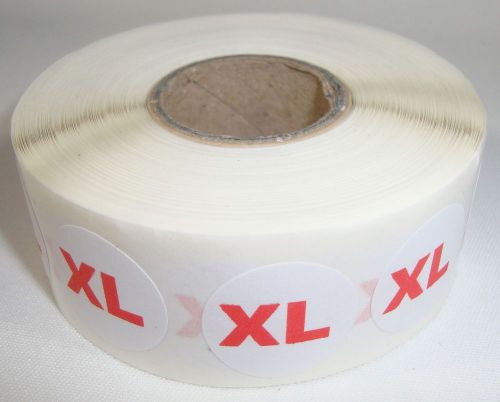 1000 &#034; XL &#034; Size Self-Adhesive Labels 3/4&#034; Stickers / Tags Retail Store Supplies