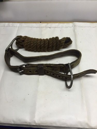 Vintage Iron Worker/ Logger  Tool Belt Miller Brand