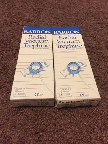 Barron Radial Vacuum Trephine K20-2062 - LOT OF 2