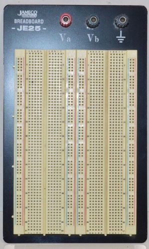 Jameco model je25 solderless breadboard 1660 tie points (inv 9769) for sale
