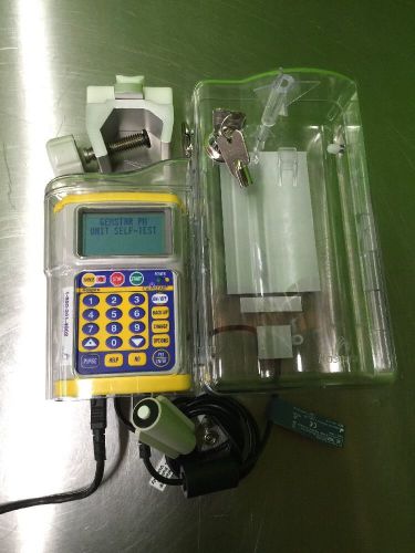 Hospira Gemstar I.P. W/Lockbox(2 keys), AC Charger, Pole Clamp, Bolus