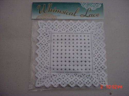 8 x 8  Staufen  White  Paper  Lace  Doilies 100  count