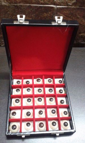 superior Quality Artificial Eyes-25 Pieces Prosthetic Eyes Set Free shipping