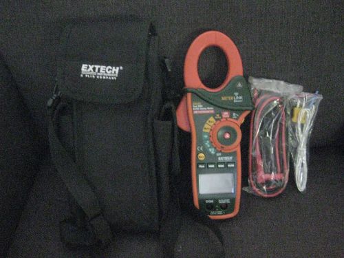 Extech ex845 multimeter ac/ dc clamp meter/ ir thermometer / also line splitter for sale