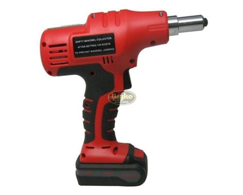 Cordless Rivet Gun 14.4v Puller Riveter 1/8&#034; - 3/16&#034; Rivets