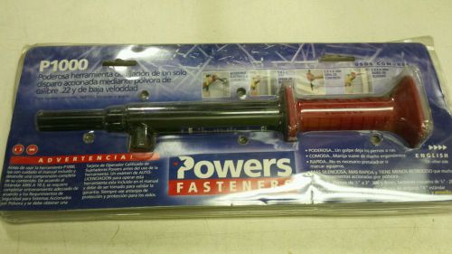 POWERS FASTENERS P1000 POWDER ACTUATED TOO .22 CAL 52013