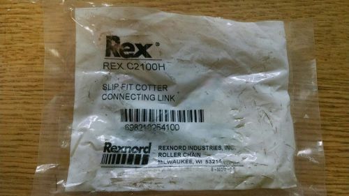 REXNORD C2100H SLIP FIT COTTER ROLLER CHAIN CONNECTING LINK  698210254100