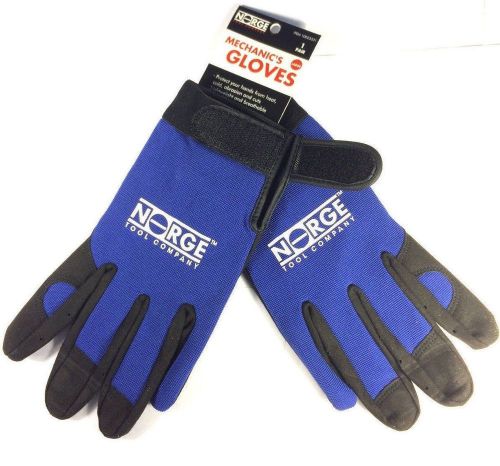 NORGE Tool Co Mechanics Gloves Syn Leather Palm,Fingers/Spandex Hi Dexterity XL