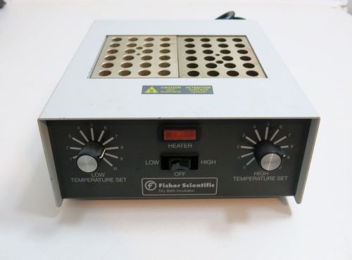 Fisher scientific dry bath incubator with inserts model 11-718-2 last one!! for sale