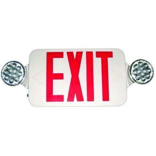 Morris Products 73040 LED Exit Emergency Light, Standard Type, Red LED