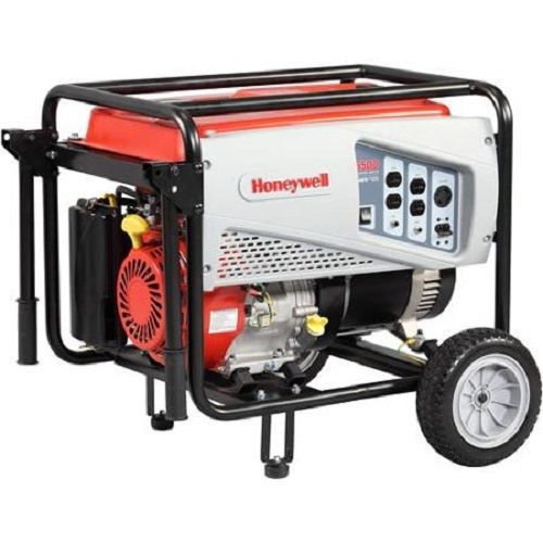 Honeywell 6037, 5,500 Watt Portable Gas Powered Generator Electric Start