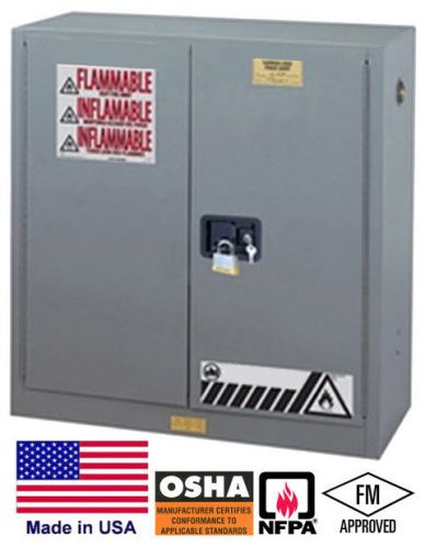 CABINET Hazardous Materials / Flammable Liquids - 30 Gallon - 35H x 36W x 24D  G