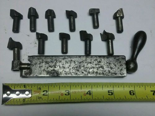 O.K. Tool Holder vintage lathe tool Patented 1901