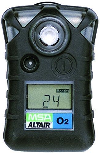 Msa 10092523 altair single gas detector, oxygen (o2), low alarm 19.50%, high for sale