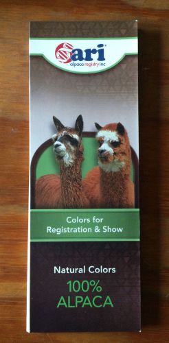 Alpaca Registry Fleece Color Chart