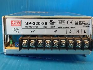 Mean well power supply sp-320-36 36v / 8.8a for sale