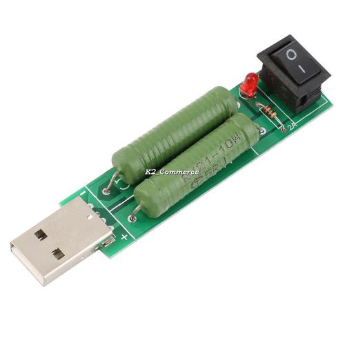 USB Charge Current Detection Test Load Resistor 1A 2A Module With Switch K2