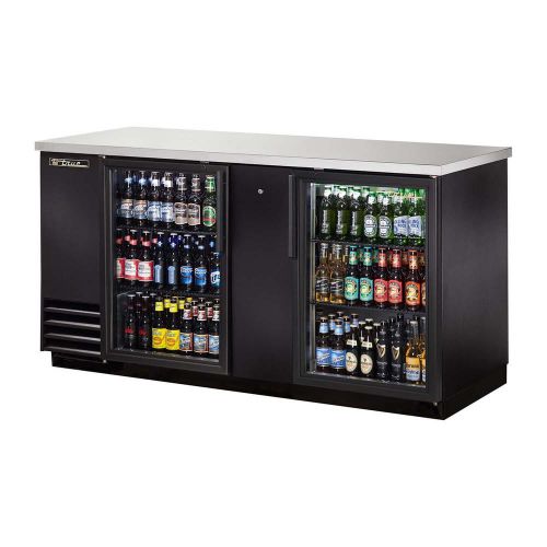 Back Bar Cooler Two-Section True Refrigeration TBB-3G-LD (Each)